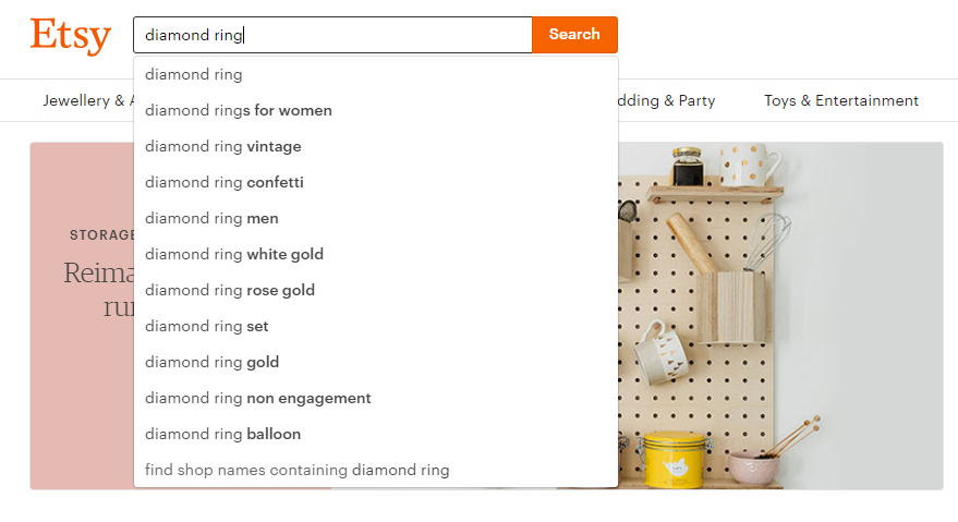 jewelry keywords and tags for etsy