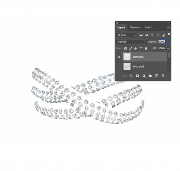 diamond retouching