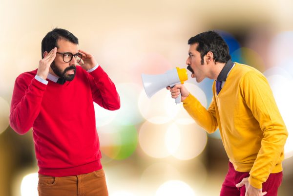 be mindful of the tone of voice