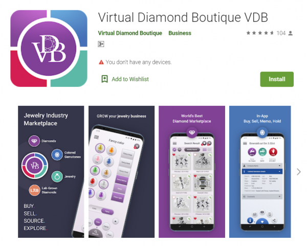 VDB Custom App for Jewelry Business