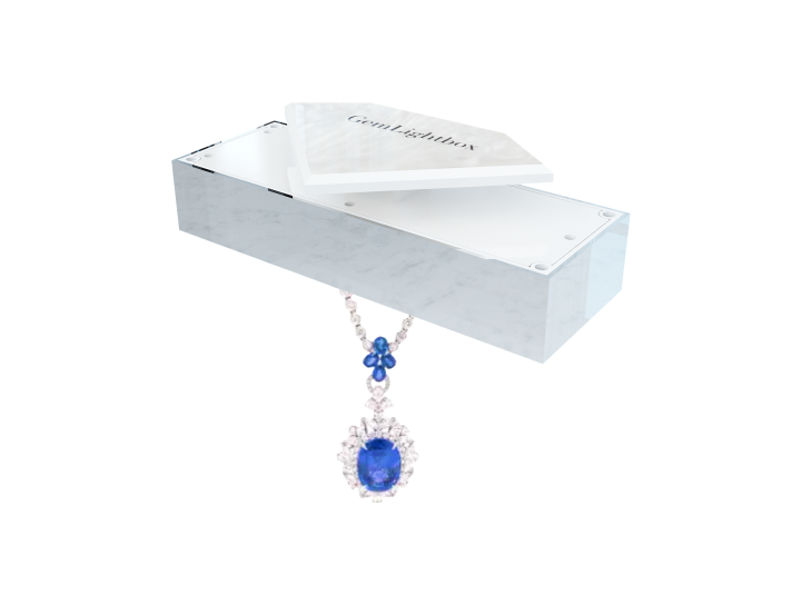 How to Photograph a Necklace with GemLightbox Aerial
