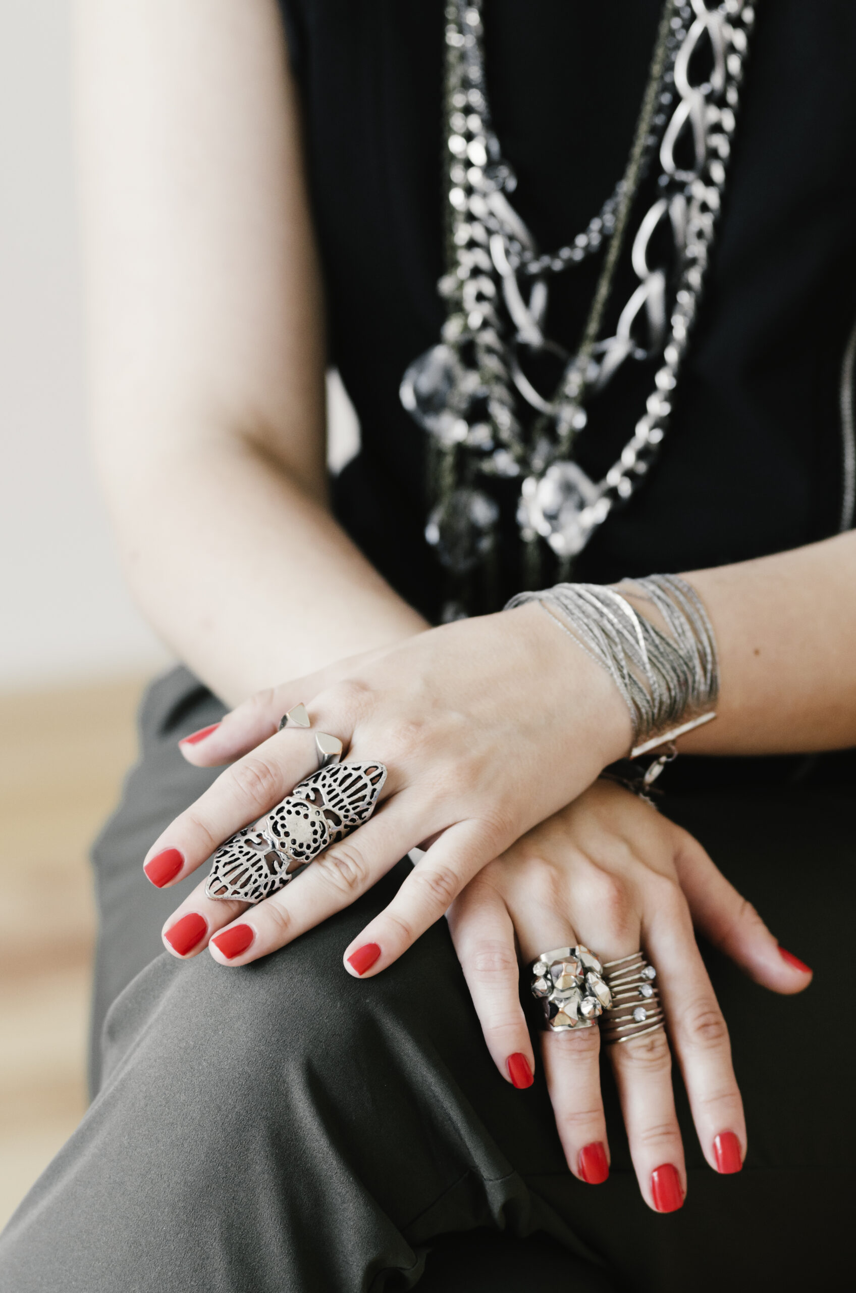 layering is one of the jewelry trends in this pandemic