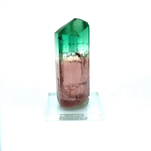 bi-colored tourmaline