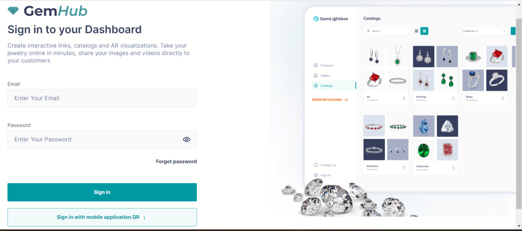 Make a jewelry catalog with GemHub Catalog Maker